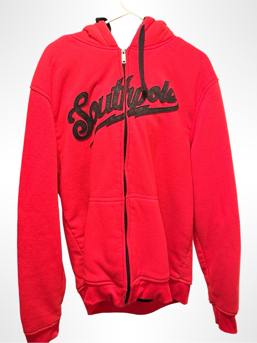 Southpole Men's Red Full-Zip Hoodie - Large
